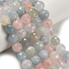 Natural Morganite Beads Strands G-H329-F01-8mm-1