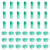 90Pcs 2 Styles Opaque Acrylic Imitation Gemstone Beads OACR-TA0005-14C-1