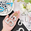 ABS Plastic Self Adhesive Digits Sticker KY-PH0001-30P-3