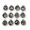 304 Stainless Steel Pendants STAS-L022-306AS-M-1