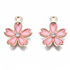 Alloy Enamel Pendants ENAM-S121-052D-2