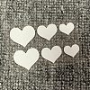 6Pcs 3 Styles Heart PET Waterproof Car Stickers DIY-WH0349-229C-1