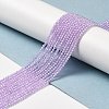 Cubic Zirconia Bead Strands ZIRC-C006-01A-09-2