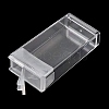 (Defective Closeout Sale: Scratched) Rectangle Plastic Organizer Handled Boxes CON-XCP0002-63-2