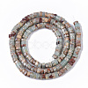 Natural Aqua Terra Jasper Beads Strands G-S366-012A-2