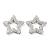 Star Shape Polymer Clay Rhinestone Beads CLAY-NH0001-06M-1