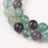 Natural Fluorite Bead Strands G-D840-56-8mm-AB-6