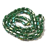 Electroplate Glass Beads Strands EGLA-D031-01E-2