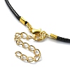Natural Shell Fairy Pendant Necklace NJEW-JN04612-5