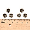 Brass Rhinestone Spacer Beads X-RB-A014-L8mm-01AB-NF-3
