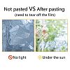 Waterproof PVC Colored Laser Stained Window Film Adhesive Stickers DIY-WH0256-048-8