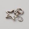 Alloy Swivel Clasps PALLOY-WH0104-16A-P-2