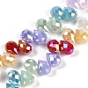 Electroplate Glass Beads Strands EGLA-B009-02-1