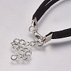 Faux Suede Bracelet Making MAK-WH0007-01D-2