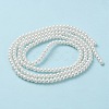 Baking Paint Pearlized Glass Pearl Round Bead Strands X-HY-Q003-4mm-01-3