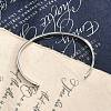 Non-Tarnish 304 Stainless Steel Cuff Bangles X-BJEW-K173-02P-4