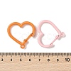 Spray Painted Alloy Key Snap Hook Clasps for Keychains FIND-L016-03-3