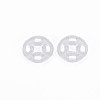 Transparent Resin Snap Fasteners BUTT-N018-008-01-7