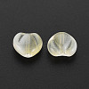 Two Tone Transparent Spray Painted Glass Beads GLAA-T022-24-C05-2