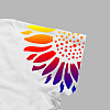 2Pcs 2 Style Acrylic Tie-Dye Template DIY-CP0008-78H-3