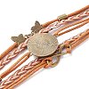 Rainbow Pride Bracelet LS-BJEW-F426-01C-4