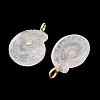 Natural Quartz Crystal Pendants X-G-H353-02G-01-2