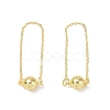 Brass Magnetic Clasp with Cable Safety Chain KK-F839-036G-1