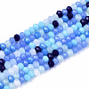 Opaque Glass Beads Strands GLAA-T006-07-A01-1