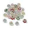 Acrylic Rhinestone Rondelle Beads OACR-S048-02-1