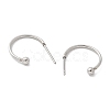 201 Stainless Steel Stud Earring STAS-C117-06B-P-2