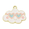 Alloy Enamel Pendants ENAM-K071-01G-02-1