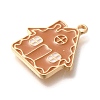 Christmas Theme Alloy Enamel Pendants ENAM-Q509-01KCG-02-2