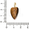 Natural Tiger Eye Pendants G-C290-01E-3