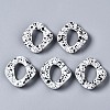 Spray Painted CCB Plastic Linking Rings CCB-Q091-019A-1
