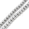 Electroplate Synthetic Non-magnetic Hematite Beads Strands G-E602-04D-1