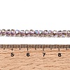 Electroplate Glass Beads Strands GLAA-Q105-03L-4