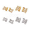 Brass Magnetic Slide Lock Clasps KK-TA0007-17-3