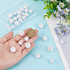 30Pcs 3 Styles Acrylic & Resin with Rhinestone Round Beads OACR-PH0004-27-3