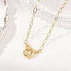 Brass Figaro Chain Necklaces with 304 Stainless Steel Spring Ring Clasps NJEW-JN06142-1