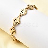 12 Constellations 304 Stainless Steel Link Chain Bracelets BJEW-I239-01G-05-1