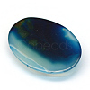 Oval Dyed Natural Striped Agate/Banded Agate Cabochons X-G-R349-30x40-11-3