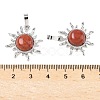 Natural & Synthetic Mixed Stone Pendants G-F786-08P-4