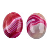 Natural Banded Agate/Striped Agate Cabochons G-T122-22A-2