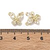 Brass Micro Pave Cubic Zirconia Pendants KK-D235-19G-01-3