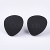 Spray Painted Iron Stud Earring Findings X-IFIN-S703-15A-2