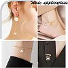 80Pcs 4 Style ABS Plastic Imitation Pearl Pendants PACR-CA0001-11-5