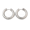 Tarnish Resistant 202 Stainless Steel Huggie Hoop Earrings EJEW-O087-08G-P-1