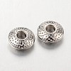 Tibetan Style Alloy Spacer Beads X-TIBEB-R011-P-LF-2