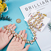 1 Yard Glass Rhinestone Chains DIY-WH0061-027G-3
