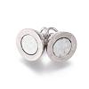 Brass Magnetic Clasps with Loops MC020-NF-2